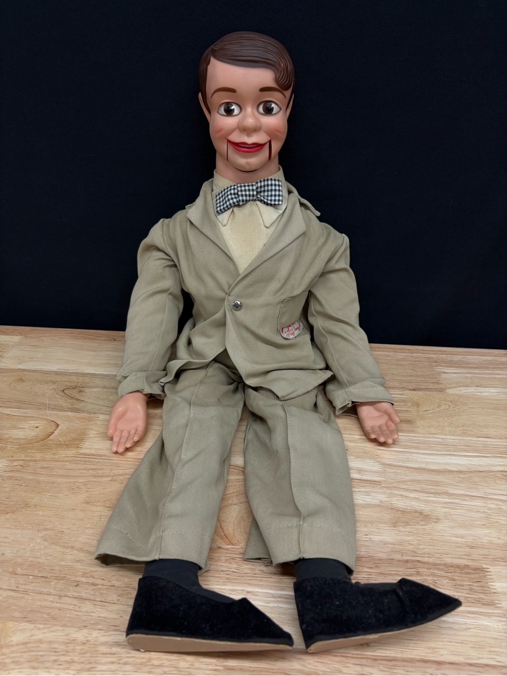 1960s Danny O’Day Ventriloquist Dummy Doll 30” - Mouth Works